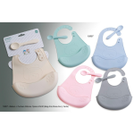 Conjunto babete e colher 100% silicone
