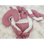 Conjunto ninho, trança e almofada de amamentação tecido Waffle com/ sem colcha - Image 5