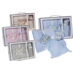 Conjunto Manta e Doudou de Girafa