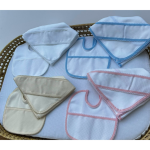 Conjunto Fralda de Pano e Babete de Barra para Bordar