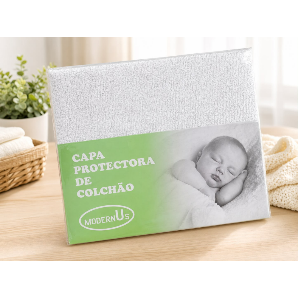 capa colchao protetora Capa protetora de colchão com plástico - Image 1